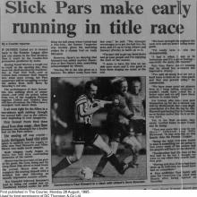 The Courier Report 28/08/1995 (DundeeUnited(h))