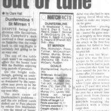 Match Report 17/09/1999 (StMirren(h))