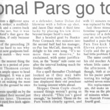 Match Report 15/10/1999 (Clydebank(a))