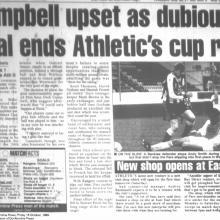 Match Report 15/10/1999 (Rangers(a))