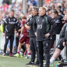 Neil Lennon Arbroath v Dunfermline