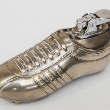 Silver coloured cigarette lighter